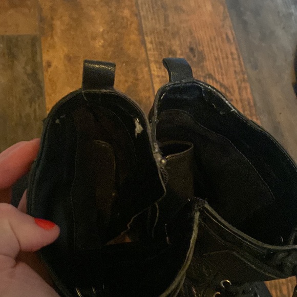 Vince Camuto black combat boots - Picture 9 of 11